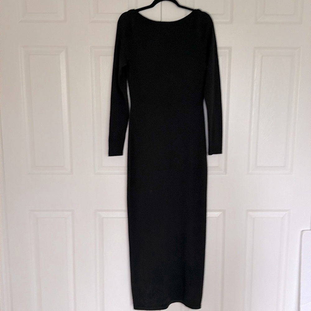Reformation black maxi knit button down dress, size S - Picture 13 of 15